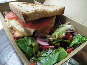 Reuben sandwich  at The Blissful Carrot in Macau