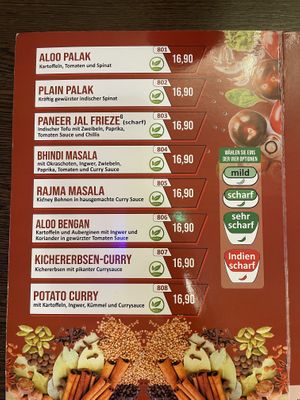 Alles vegan   at Mehndi Restaurant & Bar Wandsbek in Hamburg