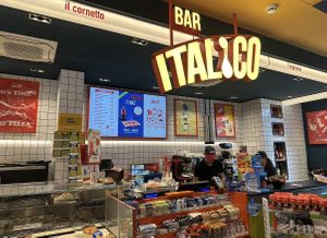 Inside  at bar italico in Toscana