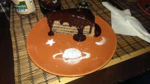 Grandma's Cake at Kozmosz Vegan Etterem in Budapest