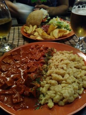 sep2016 at Kozmosz Vegan Etterem in Budapest