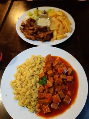  at Kozmosz Vegan Etterem in Budapest