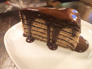  at Kozmosz Vegan Etterem in Budapest