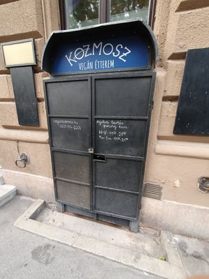  at Kozmosz Vegan Etterem in Budapest