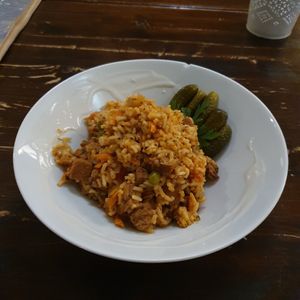  at Kozmosz Vegan Etterem in Budapest