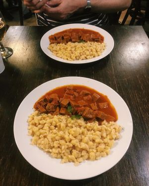  at Kozmosz Vegan Etterem in Budapest