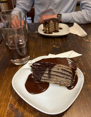  at Kozmosz Vegan Etterem in Budapest