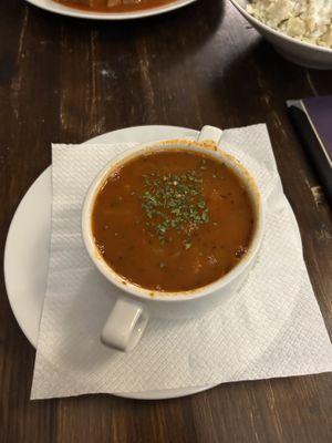   at Kozmosz Vegan Etterem in Budapest