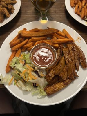   at Kozmosz Vegan Etterem in Budapest