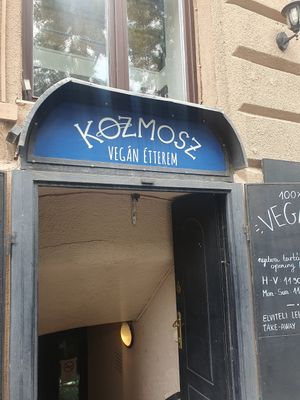  at Kozmosz Vegan Etterem in Budapest