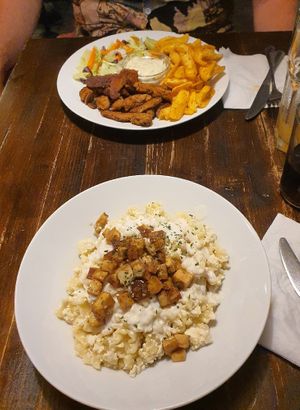  at Kozmosz Vegan Etterem in Budapest