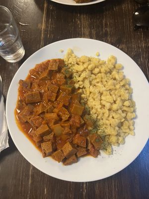   at Kozmosz Vegan Etterem in Budapest