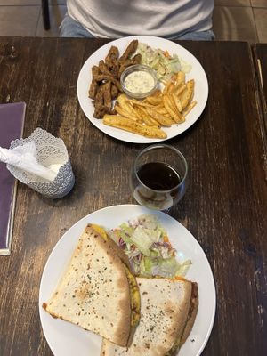   at Kozmosz Vegan Etterem in Budapest