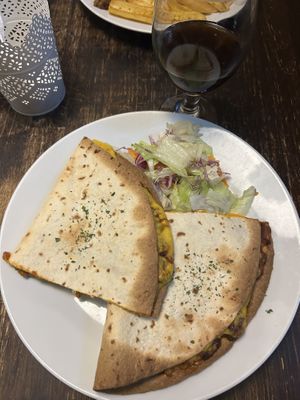   at Kozmosz Vegan Etterem in Budapest