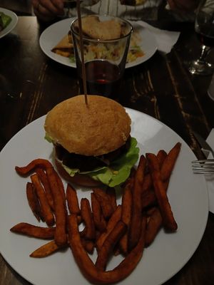  at Kozmosz Vegan Etterem in Budapest