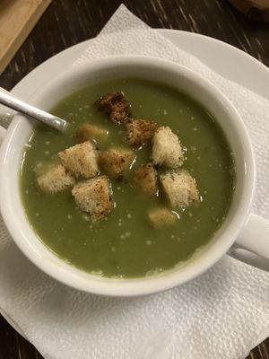   at Kozmosz Vegan Etterem in Budapest