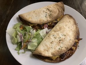   at Kozmosz Vegan Etterem in Budapest