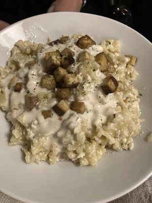   at Kozmosz Vegan Etterem in Budapest