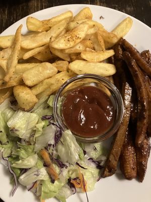   at Kozmosz Vegan Etterem in Budapest