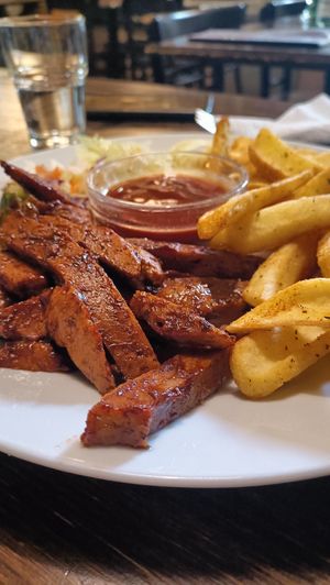  at Kozmosz Vegan Etterem in Budapest