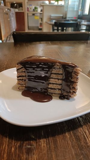  at Kozmosz Vegan Etterem in Budapest