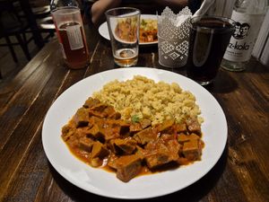  at Kozmosz Vegan Etterem in Budapest