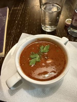   at Kozmosz Vegan Etterem in Budapest