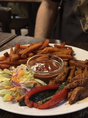   at Kozmosz Vegan Etterem in Budapest