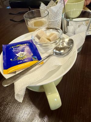   at Kozmosz Vegan Etterem in Budapest