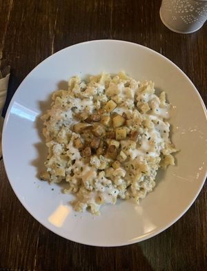   at Kozmosz Vegan Etterem in Budapest