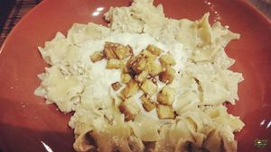 Csusza at Kozmosz Vegan Etterem in Budapest