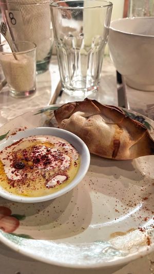 Vegan empanada with fermented cashew cheese  at PURA in San Isidro