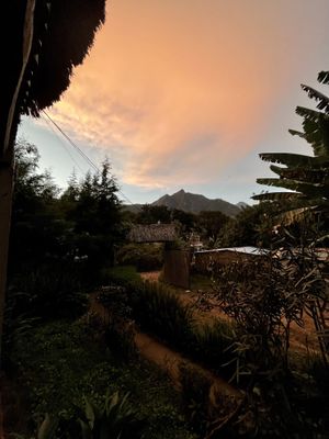 sunset view at Mayachik in San Juan La Laguna