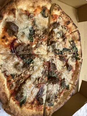 Margherita - vegan plus additional topping   at Fieldwork Brewing Company - Corte Madera in Corte Madera