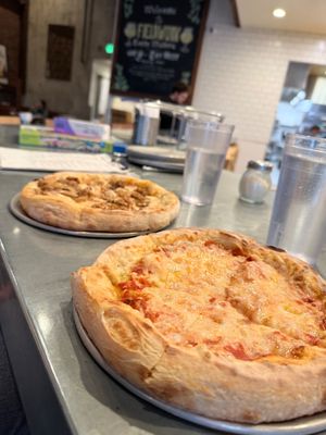 vegan cheese pizza  at Fieldwork Brewing Company - Corte Madera in Corte Madera