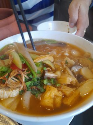 Noodle soup at Chill Cùng An in Ho Chi Minh City