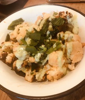 Cauliflower  at Café Schneor in Tel Aviv