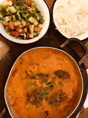 Red curry at Café Schneor in Tel Aviv
