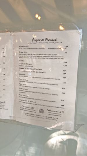 Crêpe at Crêperie Gigi in Paris
