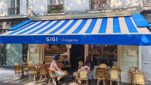 Facade at Crêperie Gigi in Paris