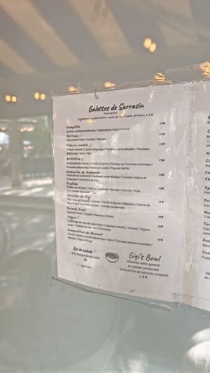 Vegan galette at Crêperie Gigi in Paris
