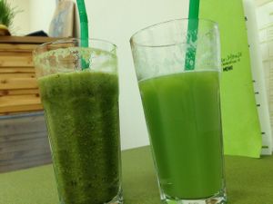 Spinach smoothie  at The Green House in Almaty