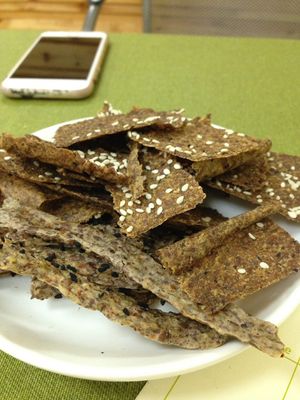 Crackers  at The Green House in Almaty