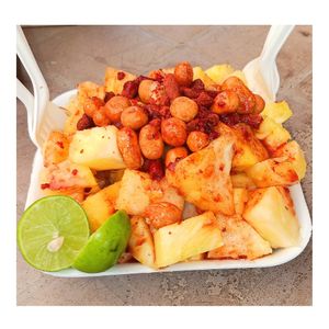 Piñas Lokas (ordered without clamato) at El Terraplen in Baja California Sur