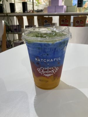 Ice matcha tea  at Matchaful @ Clean Market in New York City