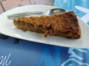 Pudding at Delices Nature in Pointe-a-pitre