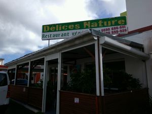 Outside at Delices Nature in Pointe-a-pitre