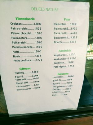 À emporter at Delices Nature in Pointe-a-pitre