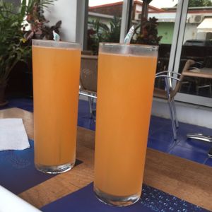   Mmmmelon juice at Delices Nature in Pointe-a-pitre
