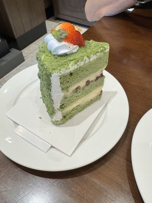 Green tea & red bean cake   at Verrona Hills Bakery & Pãtisserie Sunway Velocity in Wilayah Persekutuan Kuala Lumpur